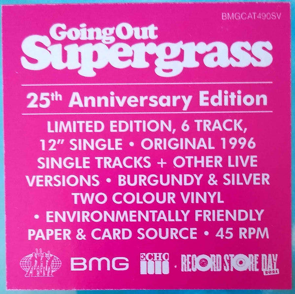 Supergrass : Going Out (12", RSD, Single, Ltd, RE, Bur)