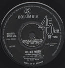 David & Jonathan : Lovers Of The World Unite (7")