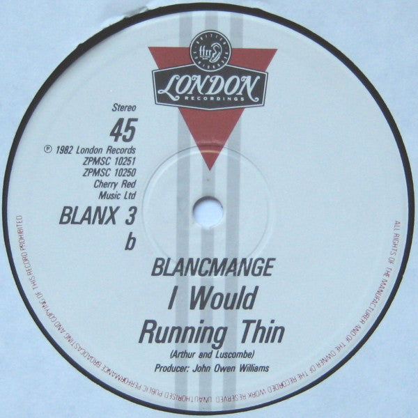 Blancmange : Living On The Ceiling (12", Single)