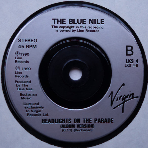 The Blue Nile : Headlights On The Parade (7", Single)