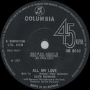 Cliff Richard : All My Love (7", Single, Sol)