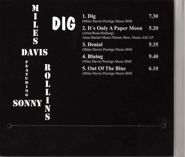 Miles Davis Featuring Sonny Rollins : Dig (CD, Comp, RE, RM, Dig)