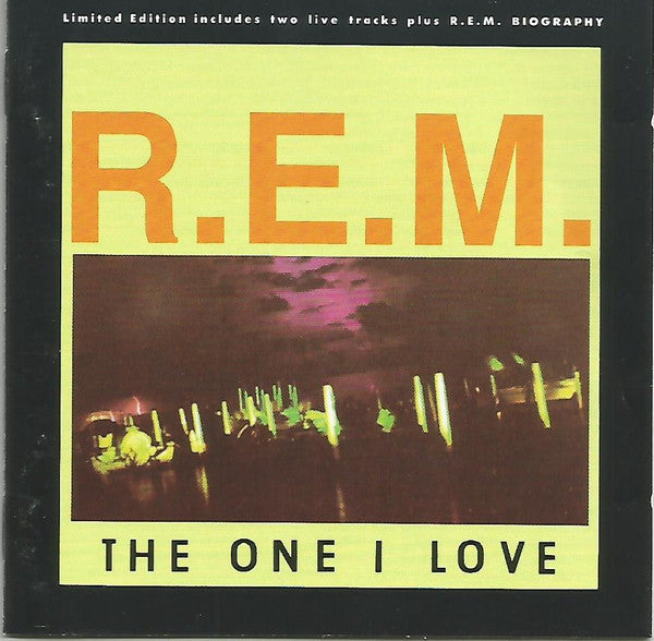 R.E.M. : The One I Love (CD, Single, Ltd)