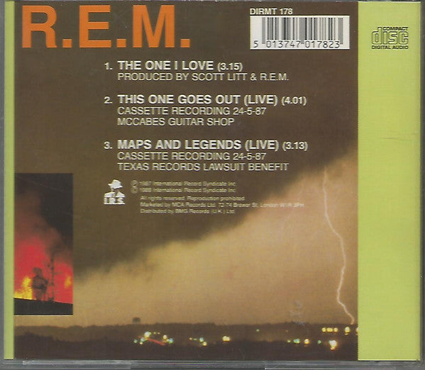 R.E.M. : The One I Love (CD, Single, Ltd)