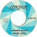 Marianne Faithfull : Summer Nights / The Sha La La Song (7", Single, Styrene, Ter)