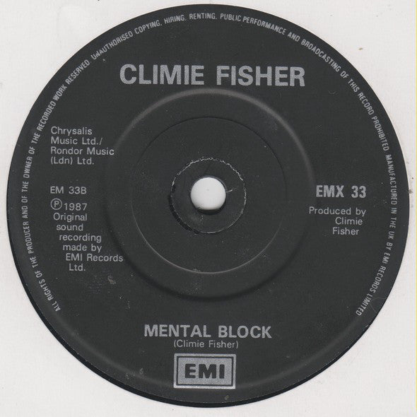 Climie Fisher : Rise To The Occasion (Hip Hop Mix) (7", Single)