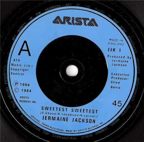 Jermaine Jackson : Sweetest Sweetest (7")