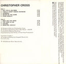 Christopher Cross : Christopher Cross (Cass, Album)