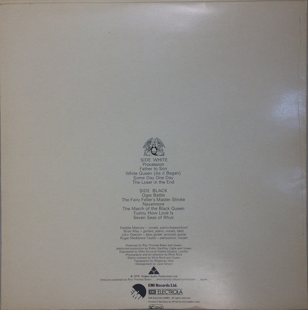 Queen : Queen II (LP, Album, RE, Gat)