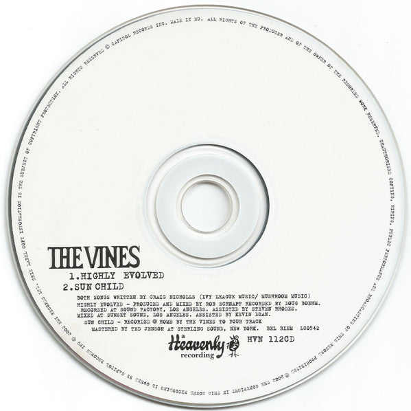 The Vines : Highly Evolved (CD, Single)