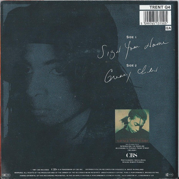 Terence Trent D'Arby : Sign Your Name (7", Single, Ltd, Pos)