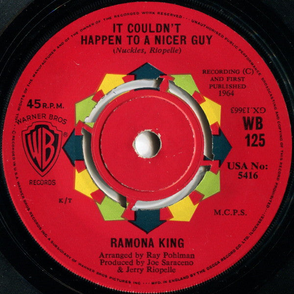 Ramona King : It's In His Kiss (7", Single)