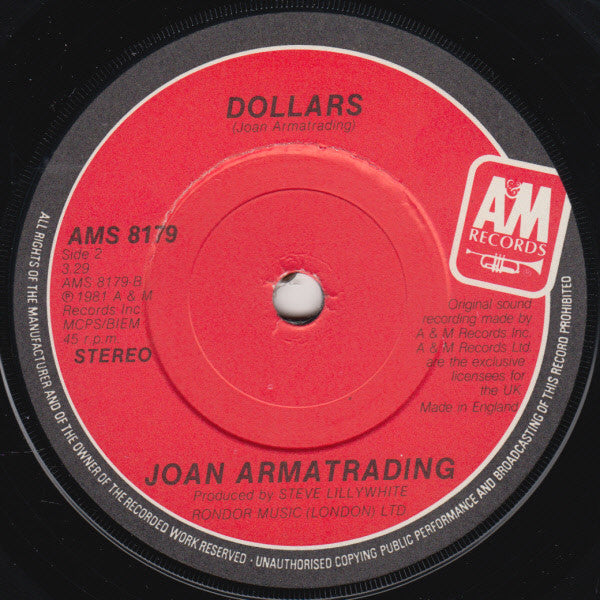 Joan Armatrading : No Love (7", Single)