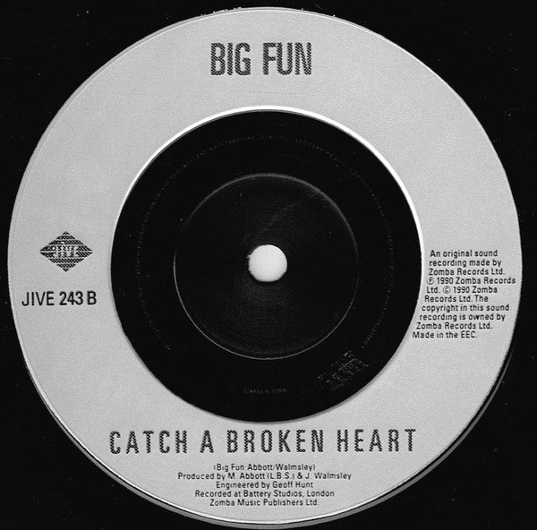 Big Fun : Handful Of Promises (7", Single)