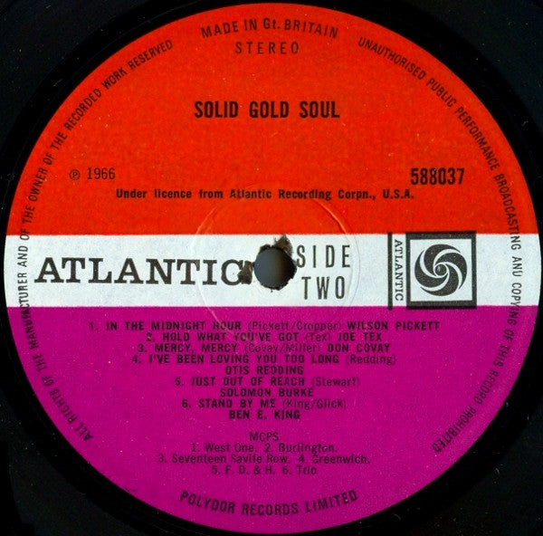 Various : Solid Gold Soul (LP, Comp)