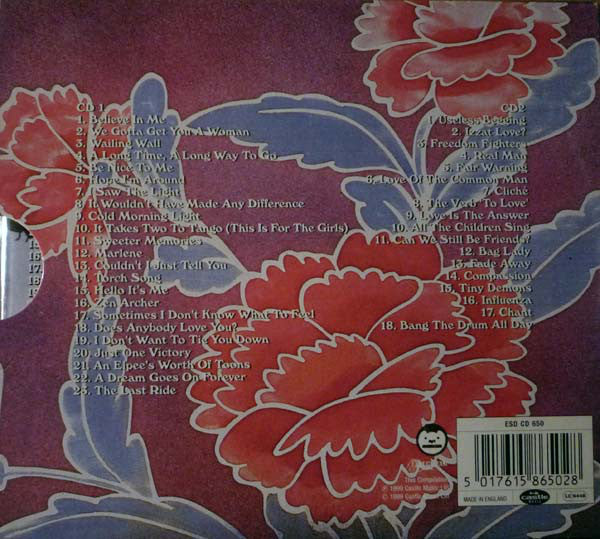 Todd Rundgren : The Best Of Todd Rundgren "Go Ahead. Ignore Me." (2xCD, Comp, RM)