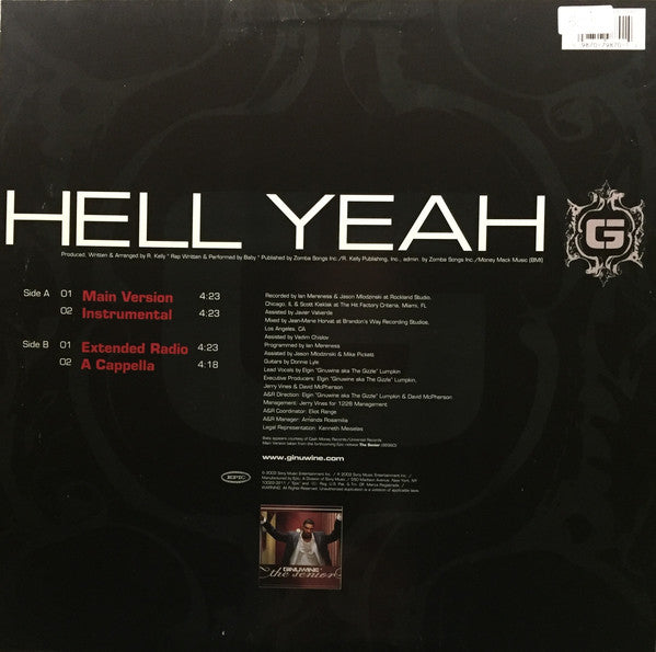 Ginuwine : Hell Yeah (12")