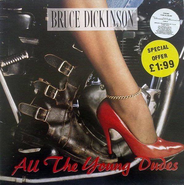 Bruce Dickinson : All The Young Dudes (12", Single, Gat)