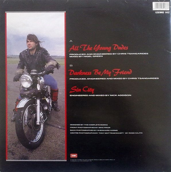 Bruce Dickinson : All The Young Dudes (12", Single, Gat)