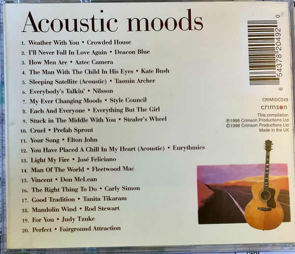 Various : Acoustic Moods (20 Acoustic Rock Classics) (CD, Comp)