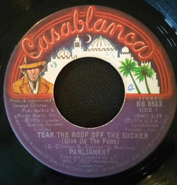 Parliament : Tear The Roof Off The Sucker (Give Up The Funk) (7", Single)