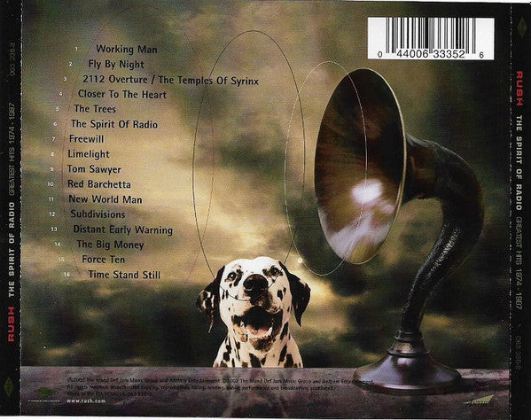 Rush : The Spirit Of Radio (Greatest Hits 1974-1987) (CD, Comp, RE, RM)