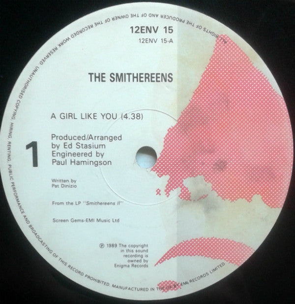 The Smithereens : A Girl Like You (12", Single)