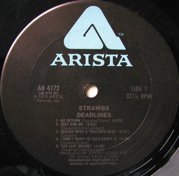 Strawbs : Deadlines (LP, Album)