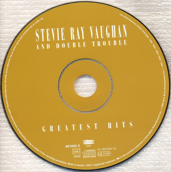 Stevie Ray Vaughan & Double Trouble : Greatest Hits (CD, Comp)