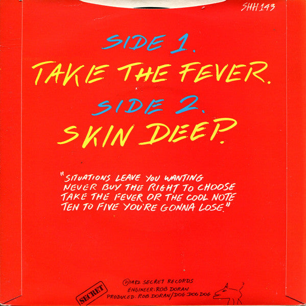 DogDogDog : Take The Fever (7")