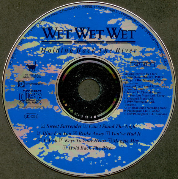 Wet Wet Wet : Holding Back The River (CD, Album)