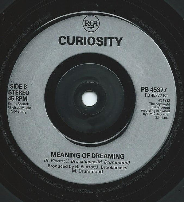 Curiosity : Hang On In There Baby (7", Single)