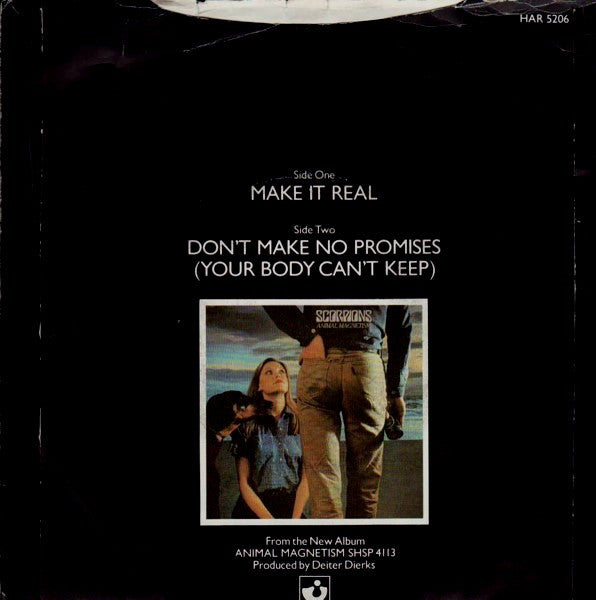 Scorpions : Make It Real (7", Single, Kno)