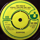 Scorpions : Make It Real (7", Single, Kno)