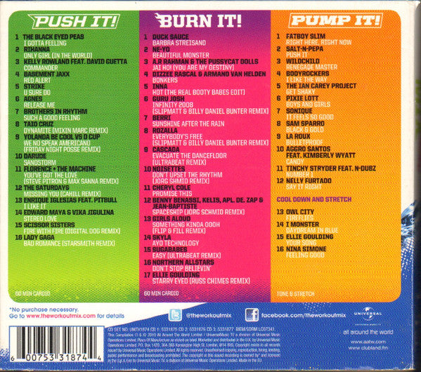 Various : The Workout Mix 2011 (3xCD, Album, Comp)