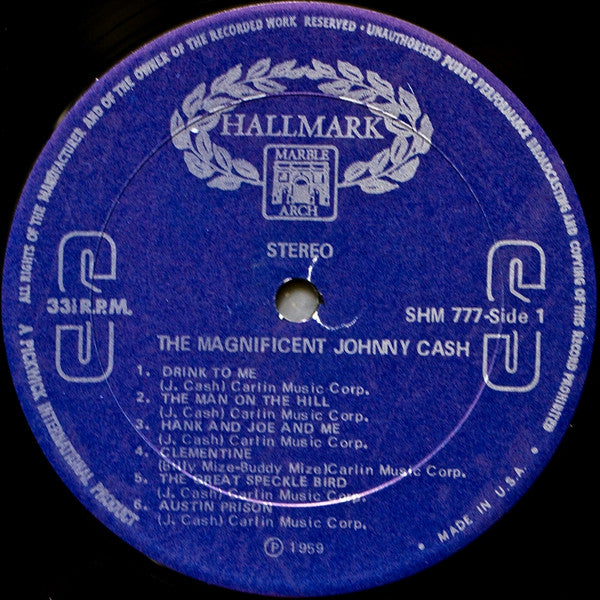 Johnny Cash : The Magnificent Johnny Cash (LP, Comp)