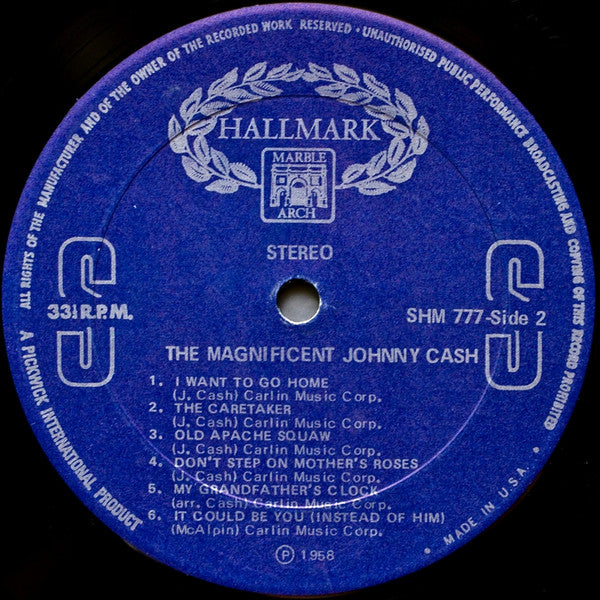 Johnny Cash : The Magnificent Johnny Cash (LP, Comp)