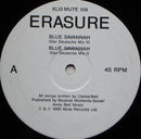 Erasure : Blue Savannah (12", S/Sided, Single, Ltd)