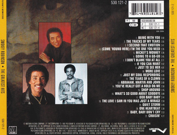 The Miracles : The Greatest Hits (CD, Comp)