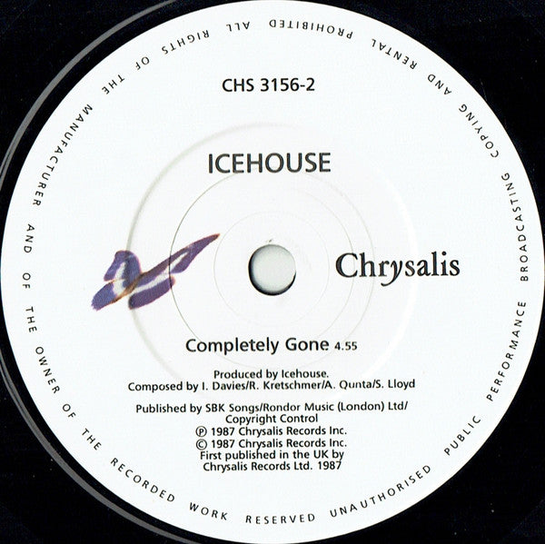 Icehouse : Crazy (7", Single)