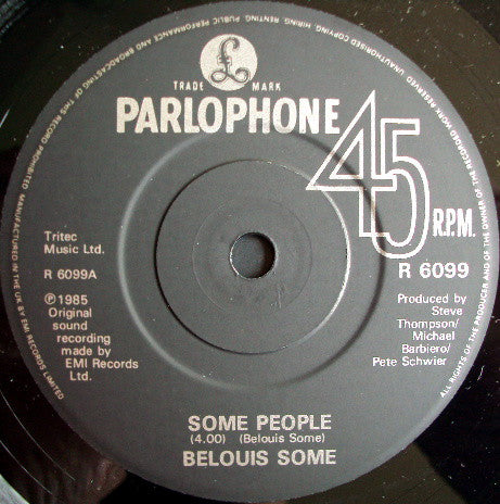 Belouis Some : Some People (7", Single, Pap)