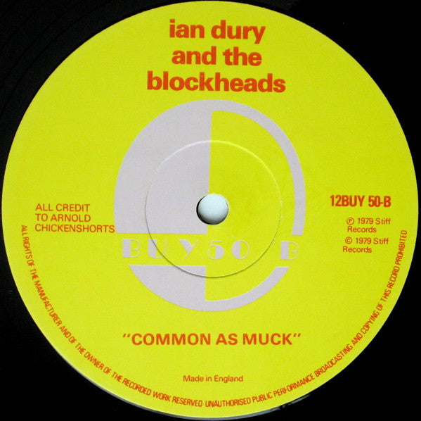 Ian Dury And The Blockheads : Reasons To Be Cheerful (Part Three) (12", Single)