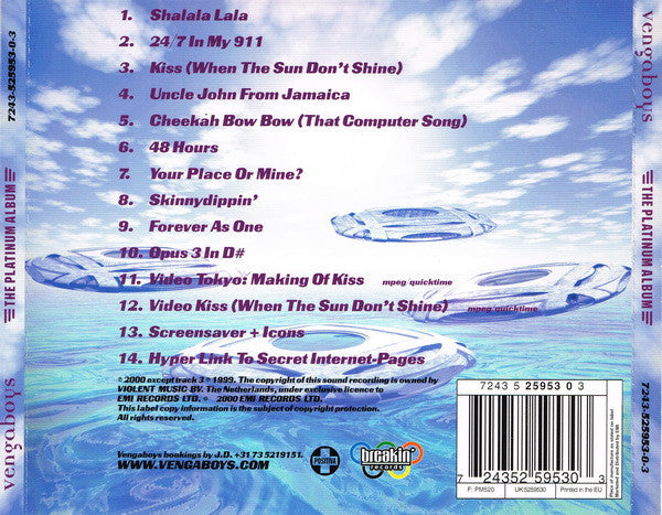 Vengaboys : The Platinum Album (CD, Album, Enh)