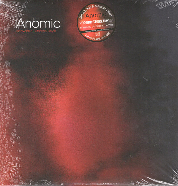 Jah Wobble + Marconi Union : Anomic (LP, Album, RSD, Ltd, RE, Red)