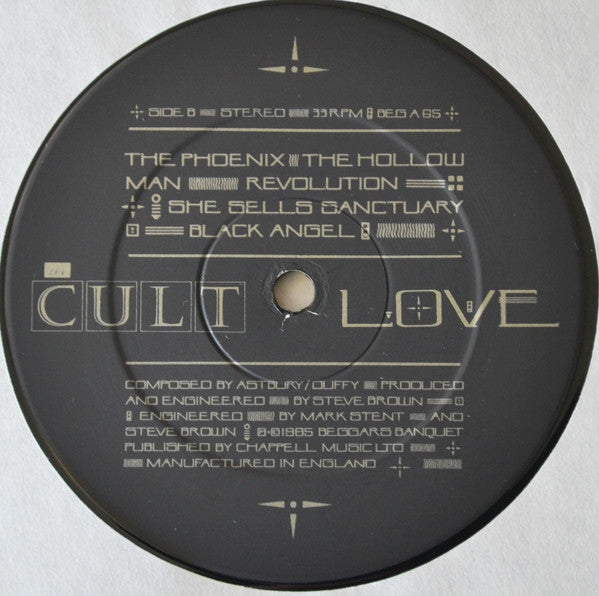 The Cult : Love (LP, Album, Gat)