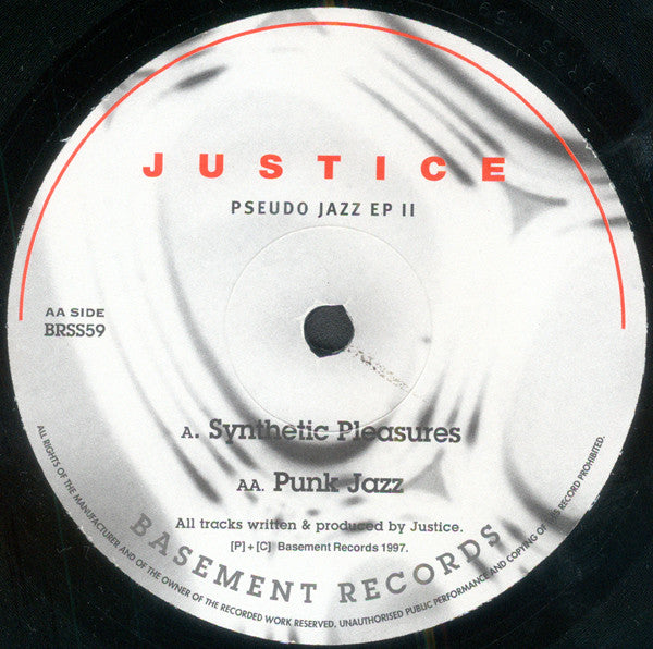 Justice : Pseudo Jazz EP II (12", EP)