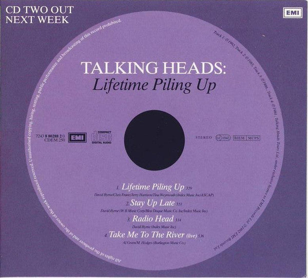 Talking Heads : Lifetime Piling Up (CD, Maxi, CD1)