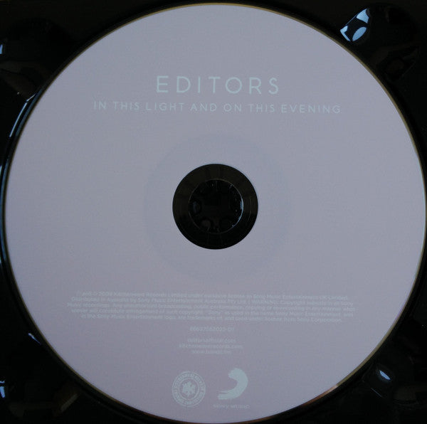 Editors : In This Light And On This Evening (2xCD, Album, Dig)