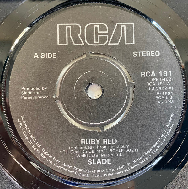 Slade : Ruby Red (2x7", Gat)