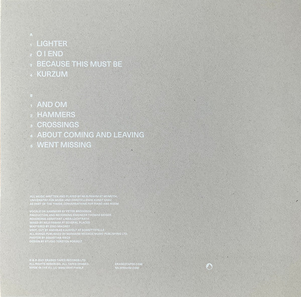 Nils Frahm : Graz (LP, Album)